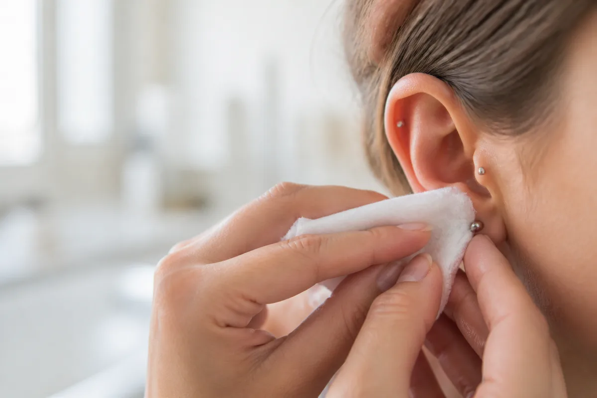 Comment nettoyer un piercing sans freiner sa cicatrisation