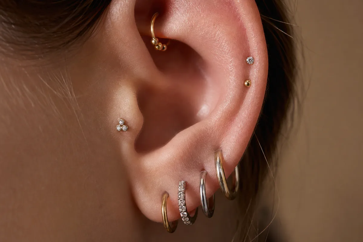 Piercing oreille : emplacements, douleur et lequel choisir